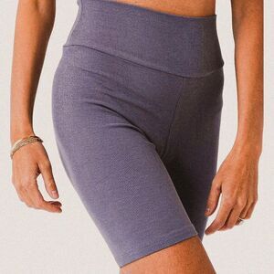 The Foxy Kind Ribbed Knit Biker Shorts Lounge Grey All Weekend Long small NEW